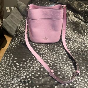 kate spade Pink Leather Laila bucket Bag